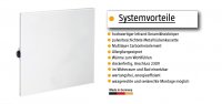 Bella Jolly Infrarot Keramikheizkörper 60 cm x 60 cm weiß
