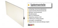 Bella Jolly Infrarot Keramikheizkörper 60 cm x 120 cm weiß