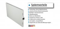 Bella Jolly Infrarot Metallheizkörper 60 x 90 cm weiß