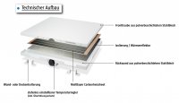 Bella Jolly Infrarot Metallheizkörper 60 x 90 cm anthrazit